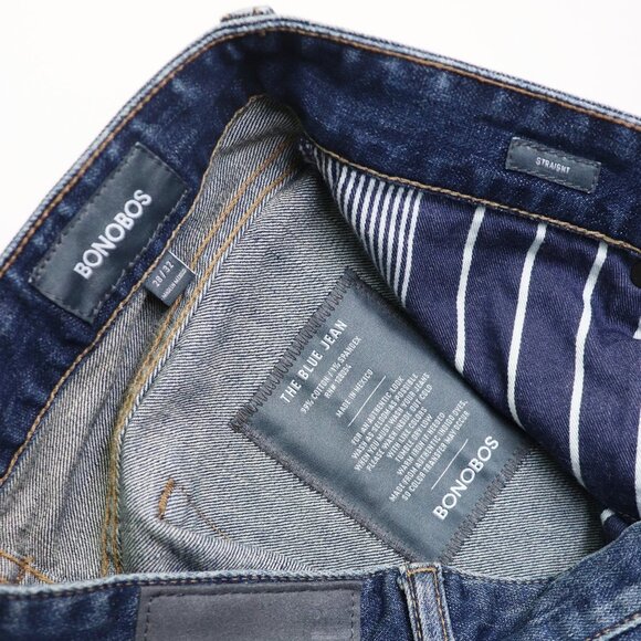 Bonobos The Blue Jean Straight Leg Roanoke Medium Wash Mid Blue Denim 28 x 32 - Picture 5 of 8